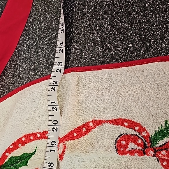 VINTAGE 60s Christmas NOEL Apron - Picture 6 of 12